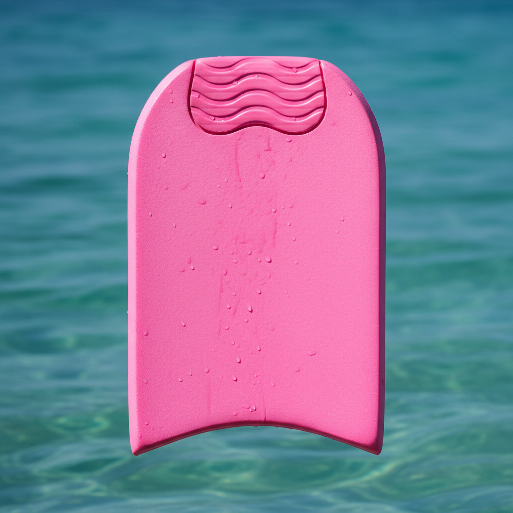 Pink swimming kickboard
