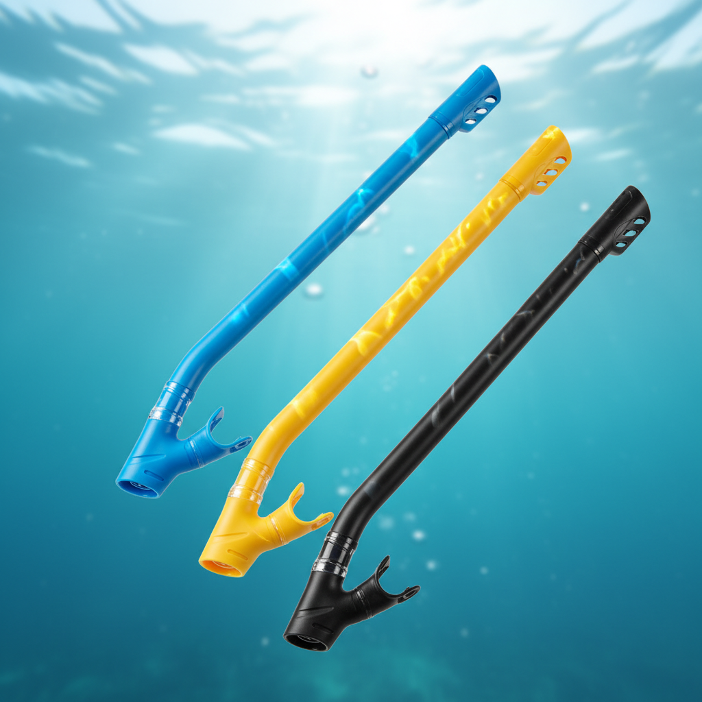 Snorkel with ocean background