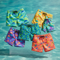 Swim shorts with sea animals with ocean background