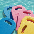 Swimming kickboard with ocean background