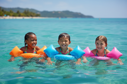 Kids Arm Floaties - Inflatable Swimming Armbands